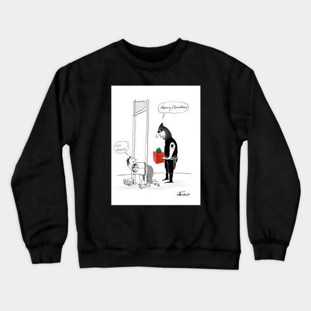 Jolly Christmaser Crewneck Sweatshirt by Loui Jover 